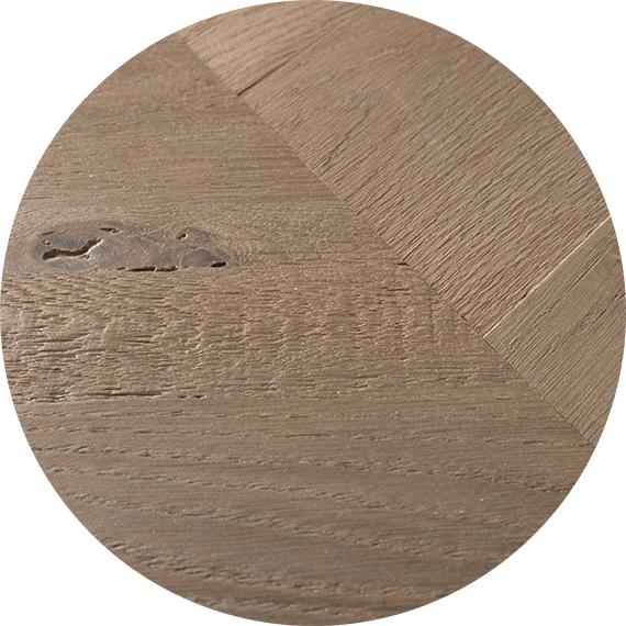 Close-up chevron flooring